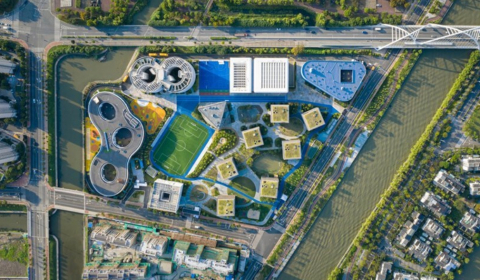 La Escuela de Arquitectura OPEN presenta un extenso campus futurista en China 54