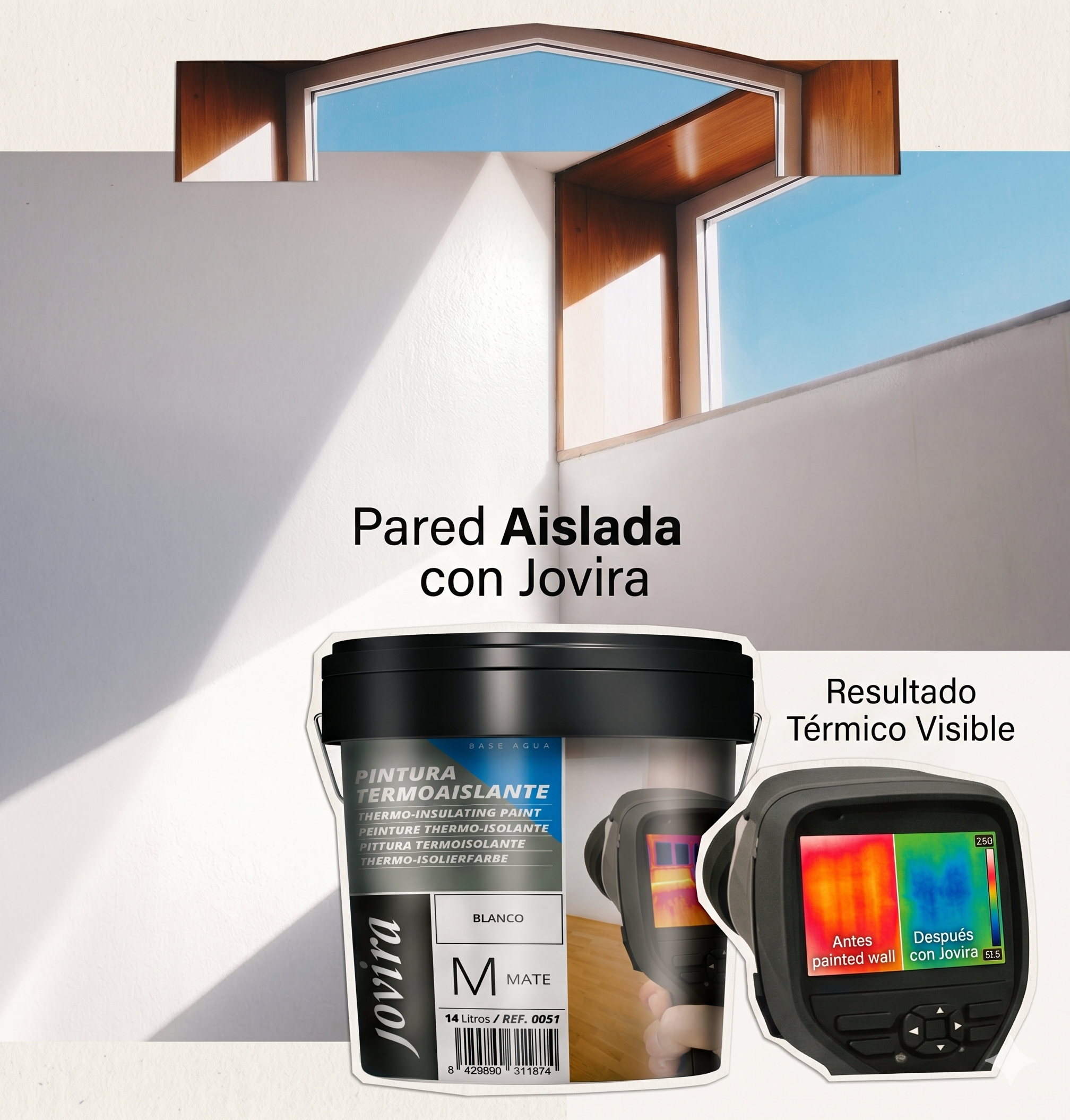 Aislar la casa del calor en Málaga: pintura térmica y láminas solares 1 Aislar la casa del calor en Málaga: pintura térmica y láminas solares 1